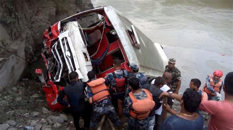 Bus veers off main highway to Nepal’s capital. At least 8 killed and many more injured